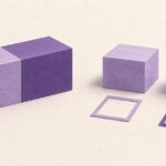 一つの作業のまとまりを、別々に試せる二つのブロックへ分けた模型